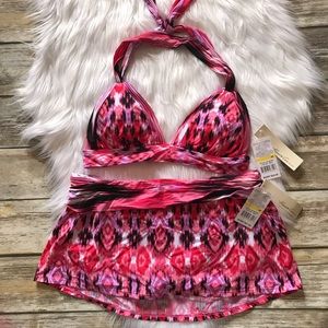KENNETH COLE New York 2 Piece Swimsuit Size M